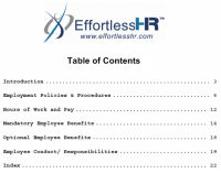 Table of Contents