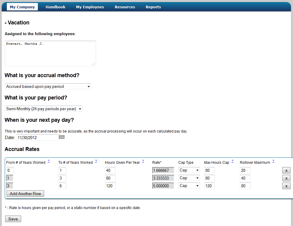 PTO Tracking Software