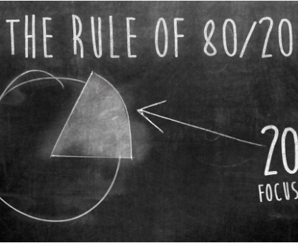 Effectively applying the 80/20 rule in your business